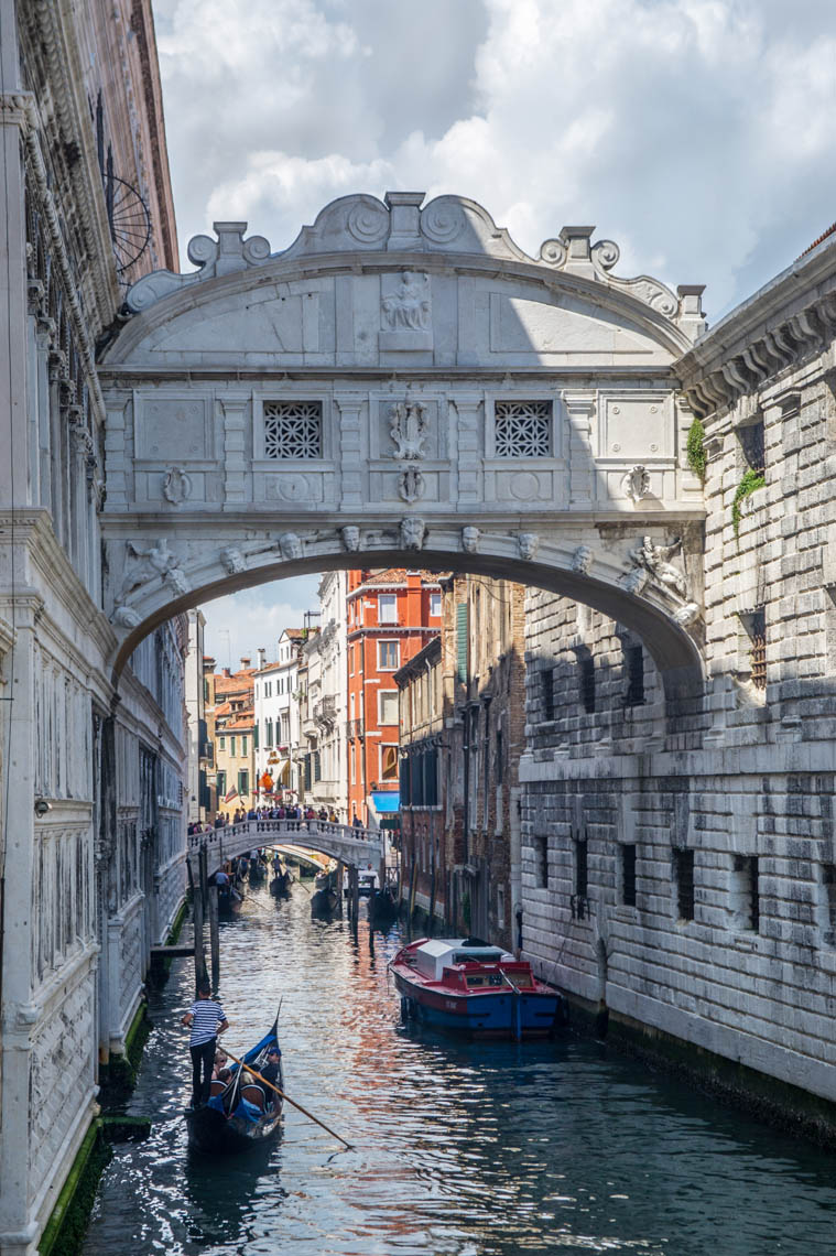 The Bridge of Sighs Venice Italy